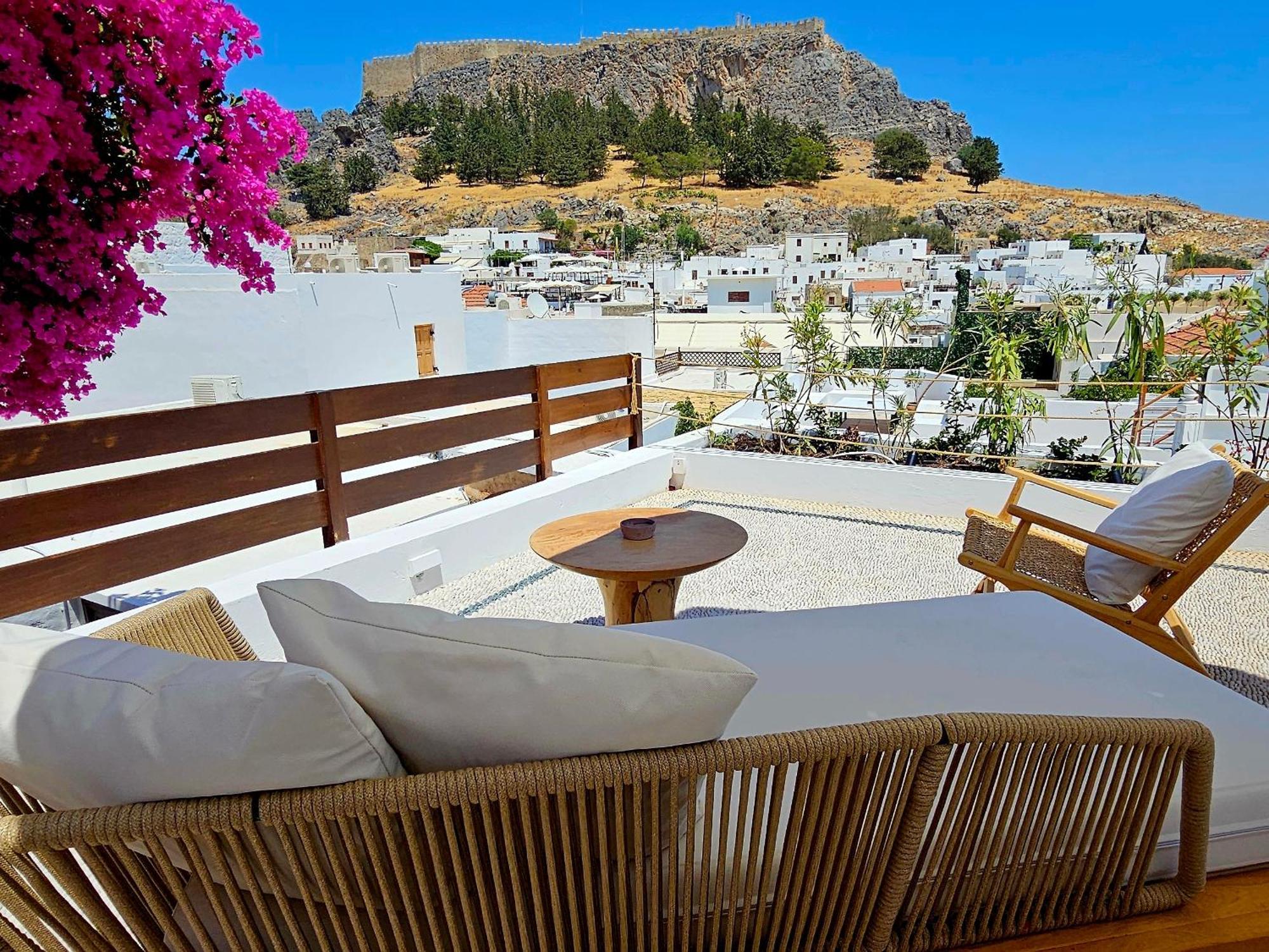 Villa Aphrodite Lindos Suites ภายนอก รูปภาพ