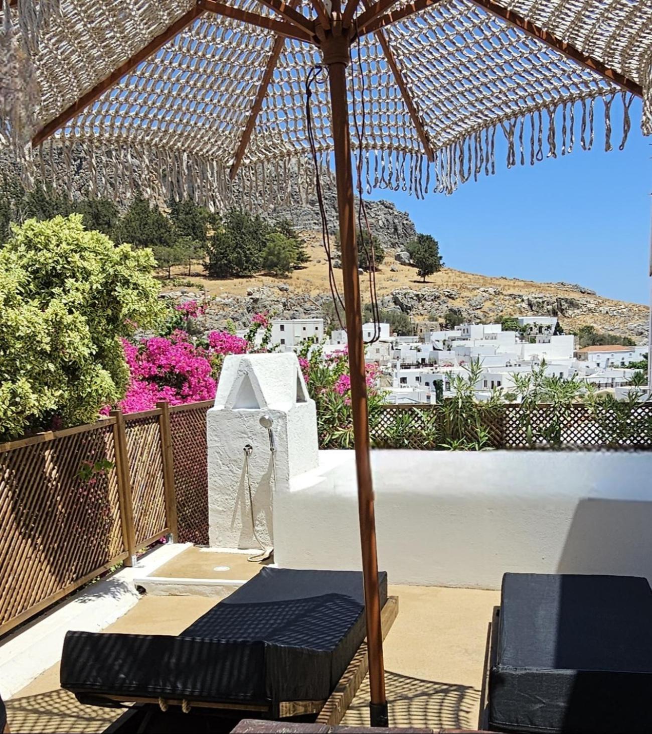 Villa Aphrodite Lindos Suites ภายนอก รูปภาพ